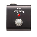 Strymon MiniSwitch footswitch pedal — top view, black chassis with TRS jack