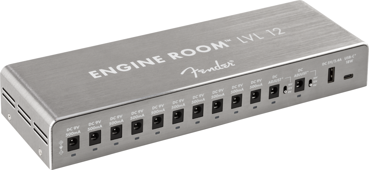 Fender Engine Room LVL12 power supply — output detail view