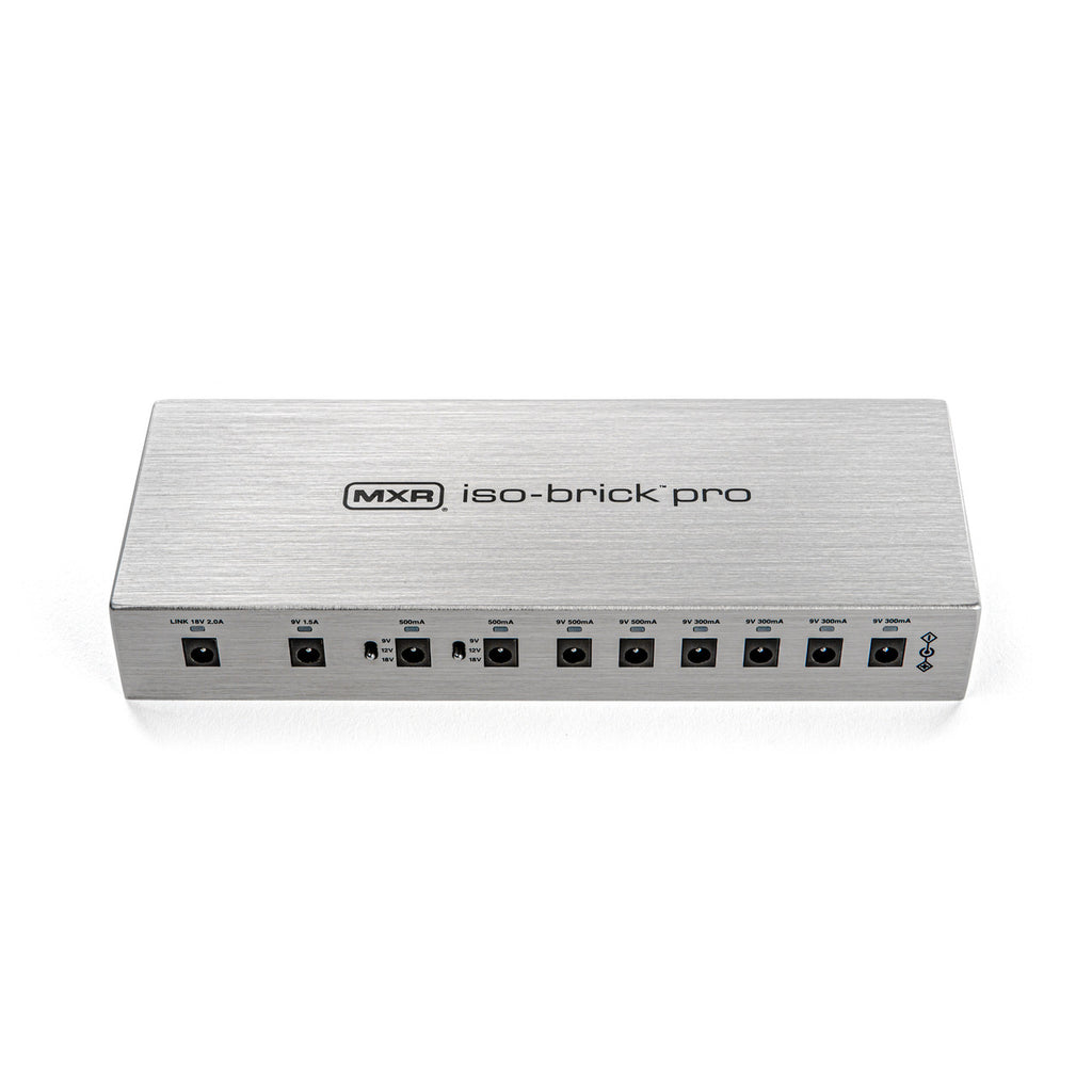 MXR M242 Iso-Brick Pro power supply — front output jacks and voltage labels