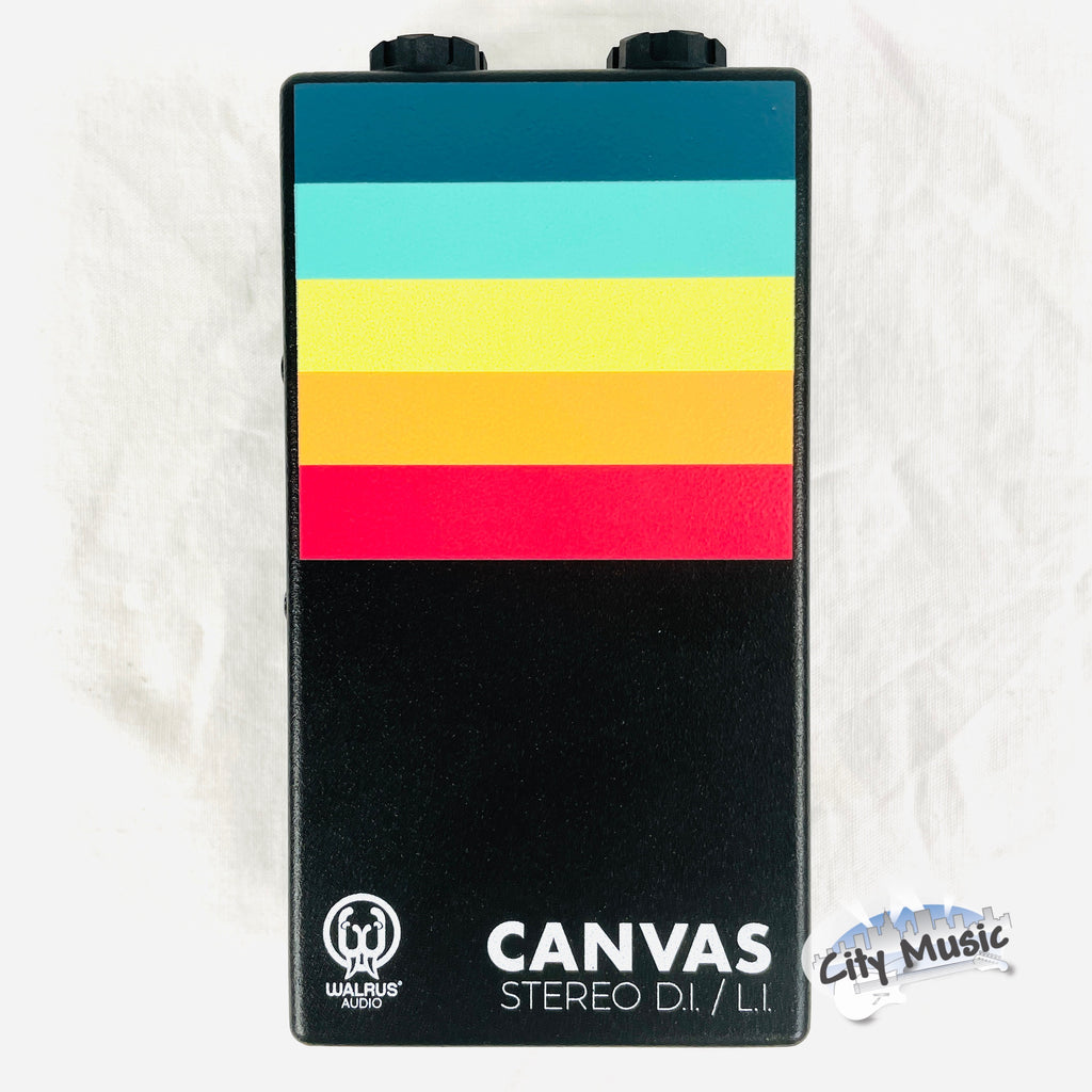 Walrus Audio Canvas Stereo DI Box — alternate front view