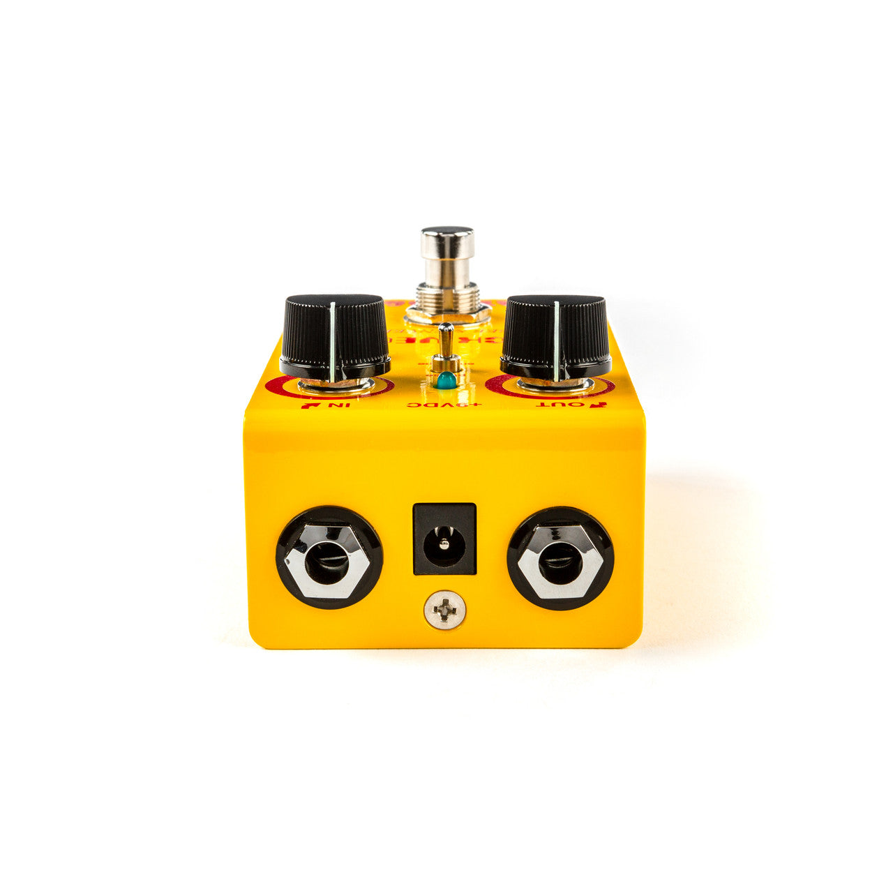 Way Huge WM92 Attack Vector — side angle view, yellow enclosure
