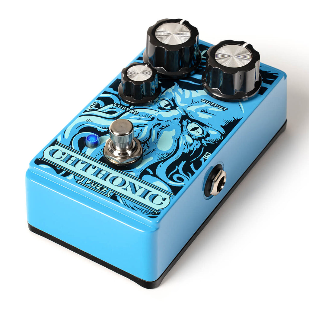 DOD Chthonic fuzz pedal — rear view