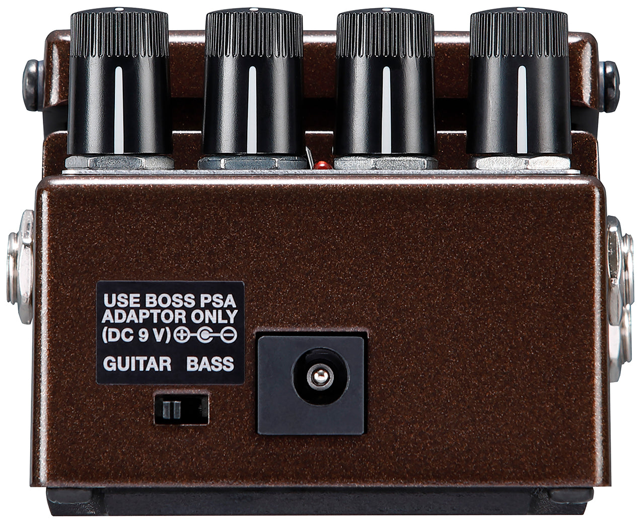 Boss OC-5 Octave pedal — mode switch close-up