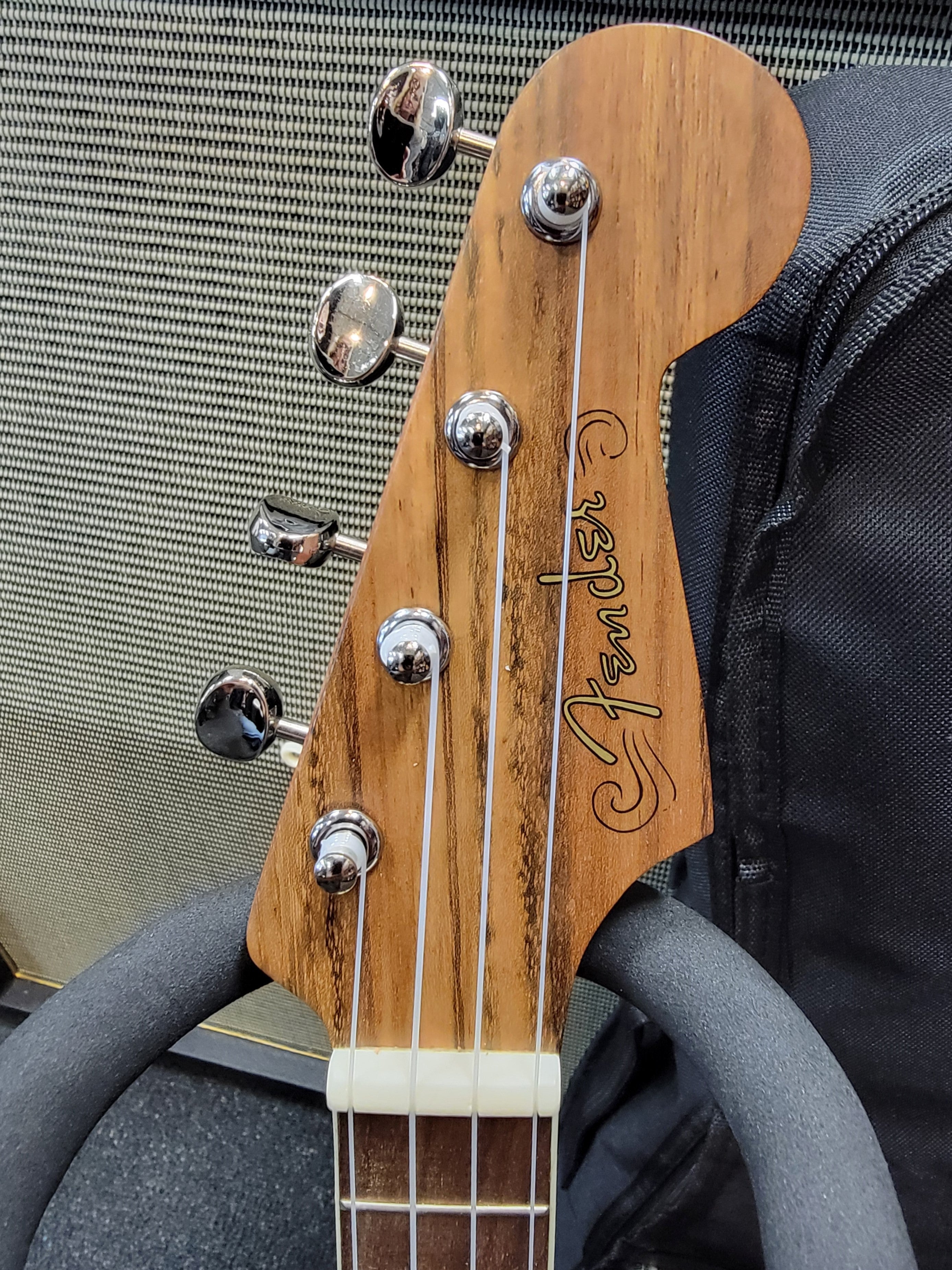 Fender Rincon Tenor Ukulele — Aged Cognac Burst back view