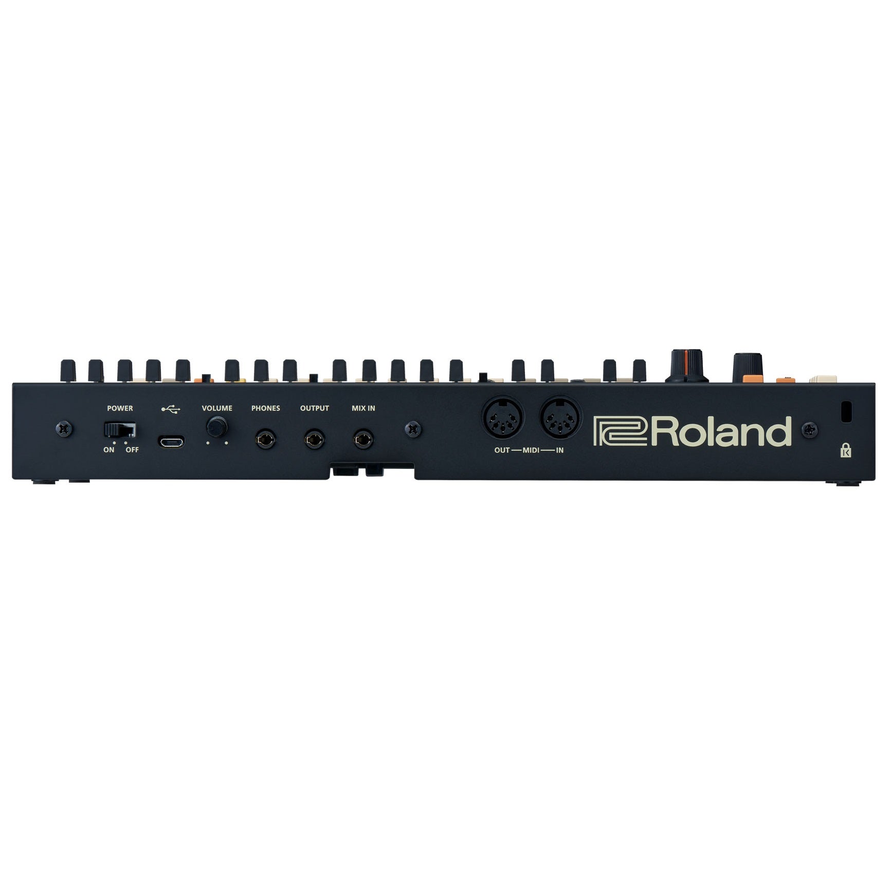 Roland JU-06A JUNO synthesizer module in use