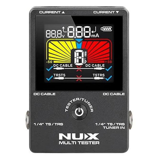 NUX NMT-1 multi-tester — 4-in-1 cable tester, current meter and tuner