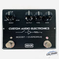 Used MXR MC402 CAE Boost/Overdrive pedal - black brushed enclosure front