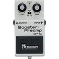 Used Boss BP-1W Waza Craft booster preamp pedal — white front top view