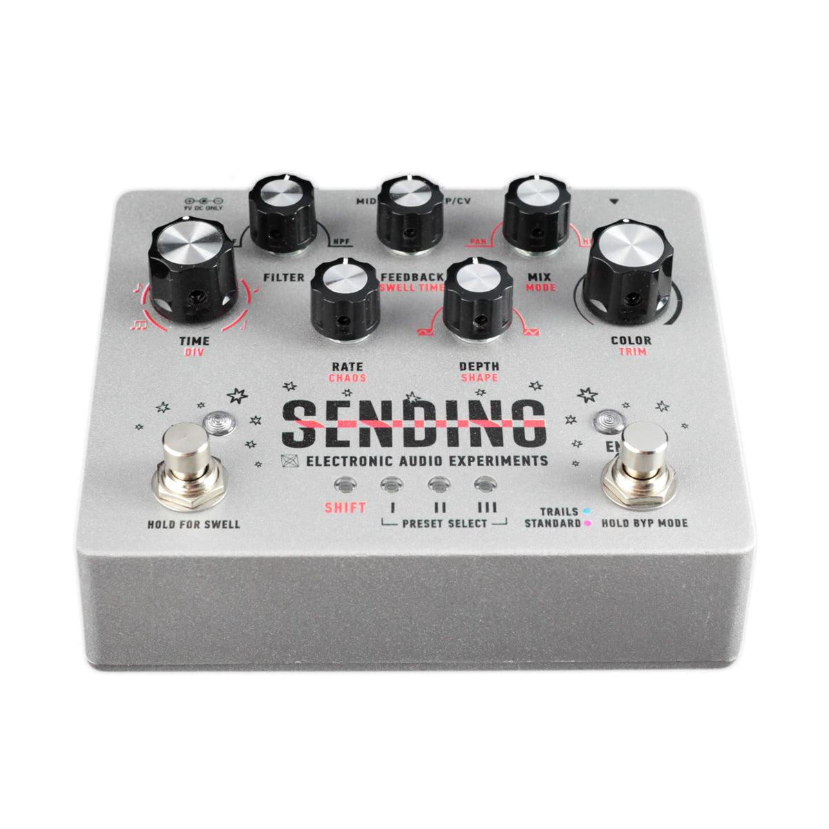 New Electronic Audio Experiments Sending V2 Delay Guitar Effects Pedal
