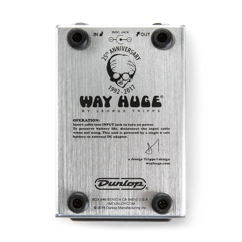 New Dunlop Way Huge WHE206 Electronics Red Llama 25th Anniversary Overdrive!