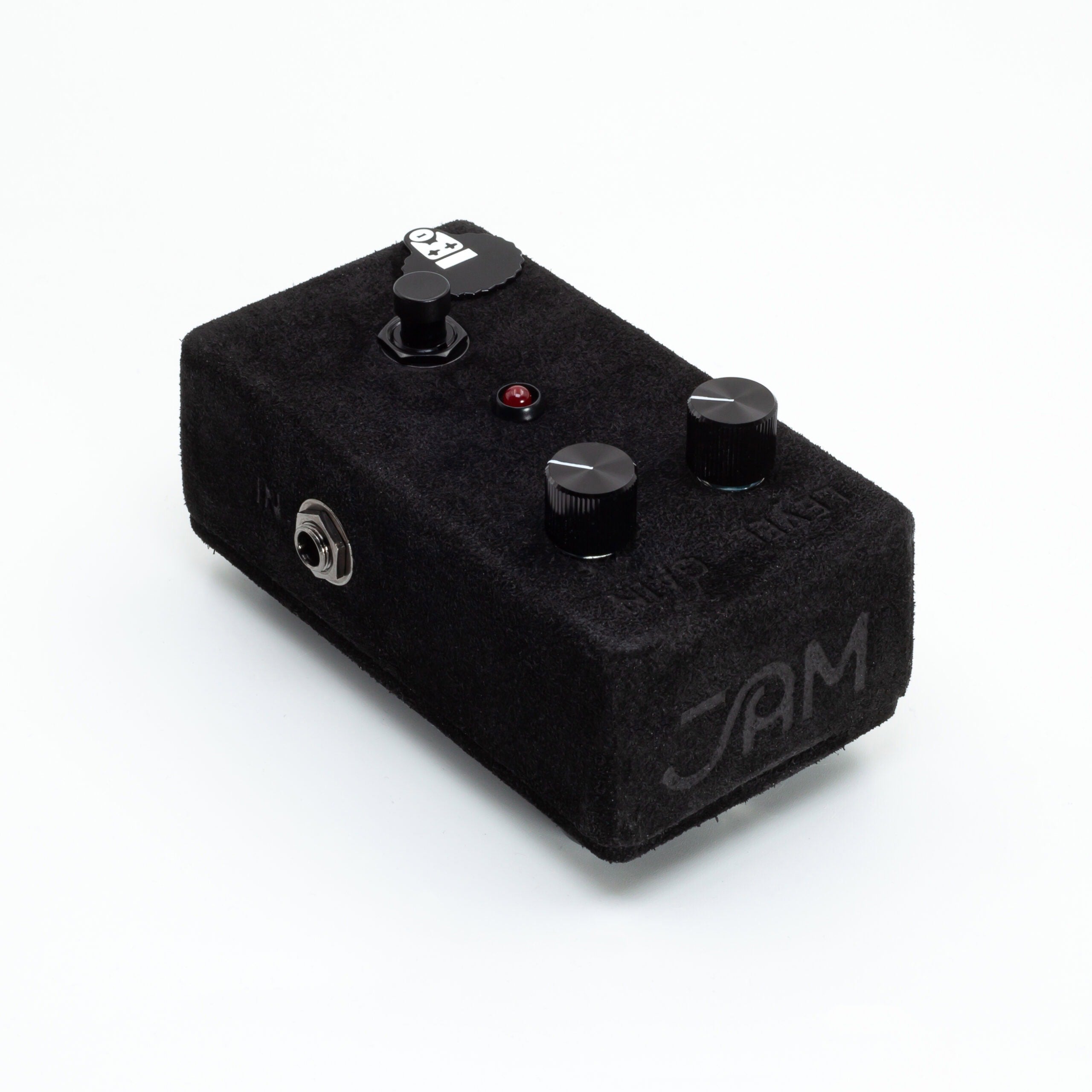 JAM Pedals Black Fuzz Phrase LTD fuzz pedal — top view