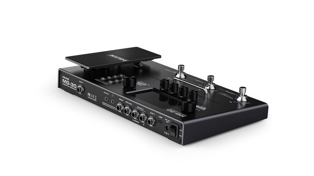 NUX MG-30 Versatile Modeler processor — display detail