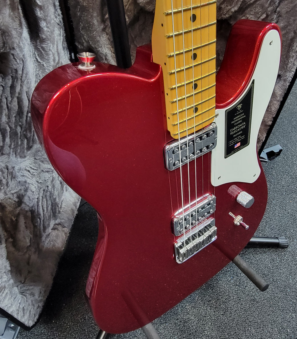 Fender 75th Anniversary American Professional Classic Cabronita Telecaster Candy Apple Red, Case, Free Shipping!