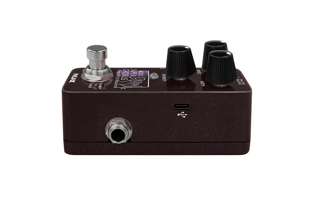 NUX NCH-5 Mini SCF chorus flanger pitch pedal — rear ports