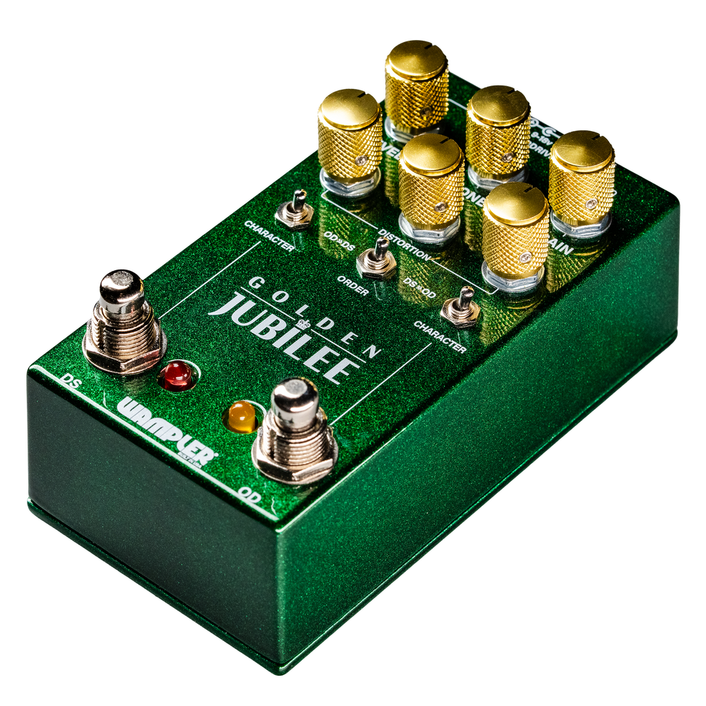 Wampler Golden Jubilee pedal with box and packaging