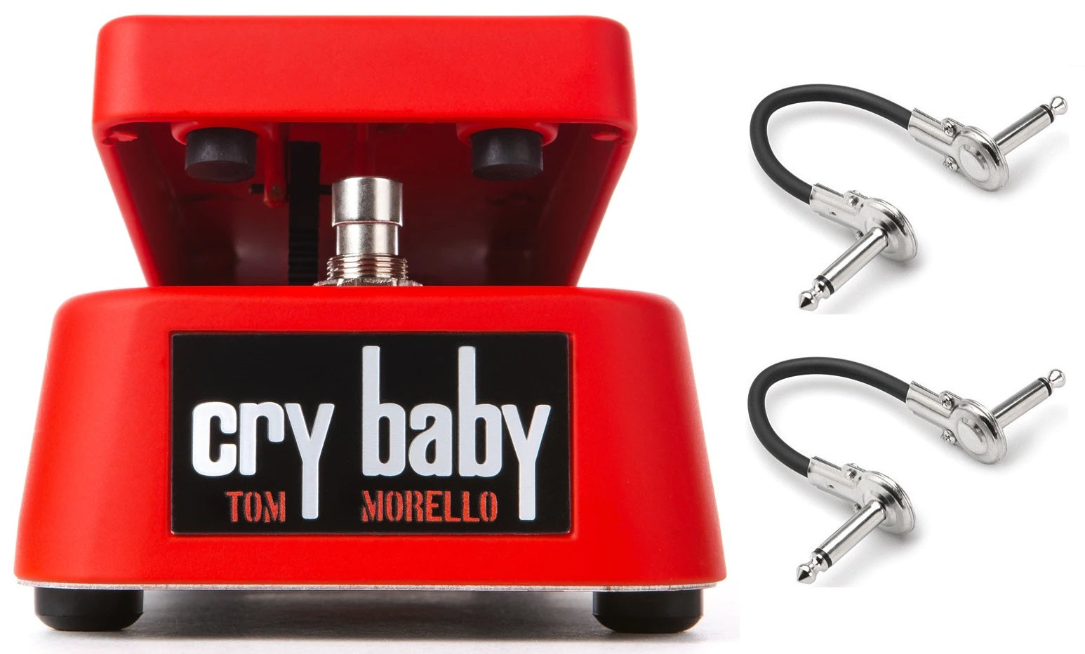 Dunlop TBM95 Tom Morello Cry Baby wah pedal — front logo view