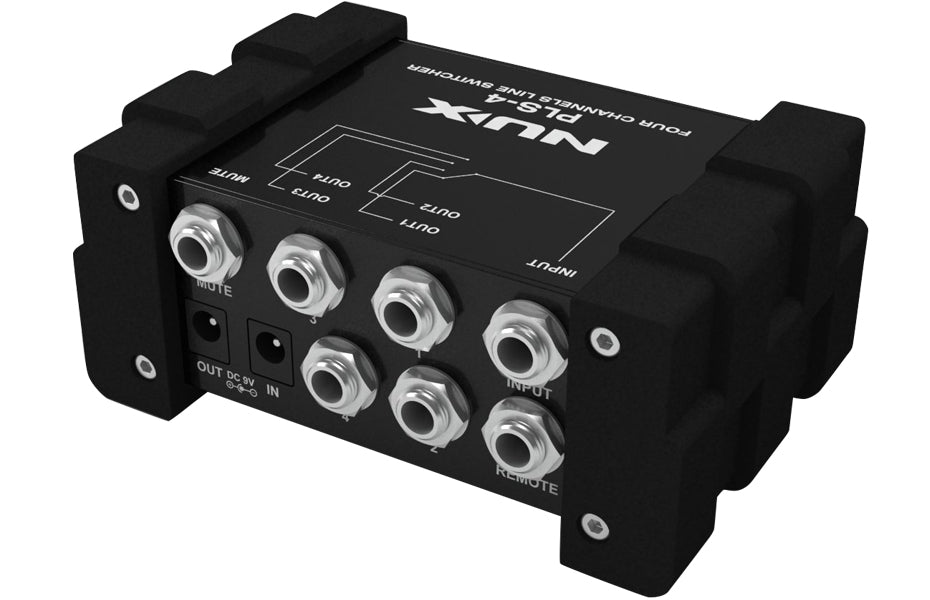 NUX PLS-4 four channel guitar line switcher — additional product view