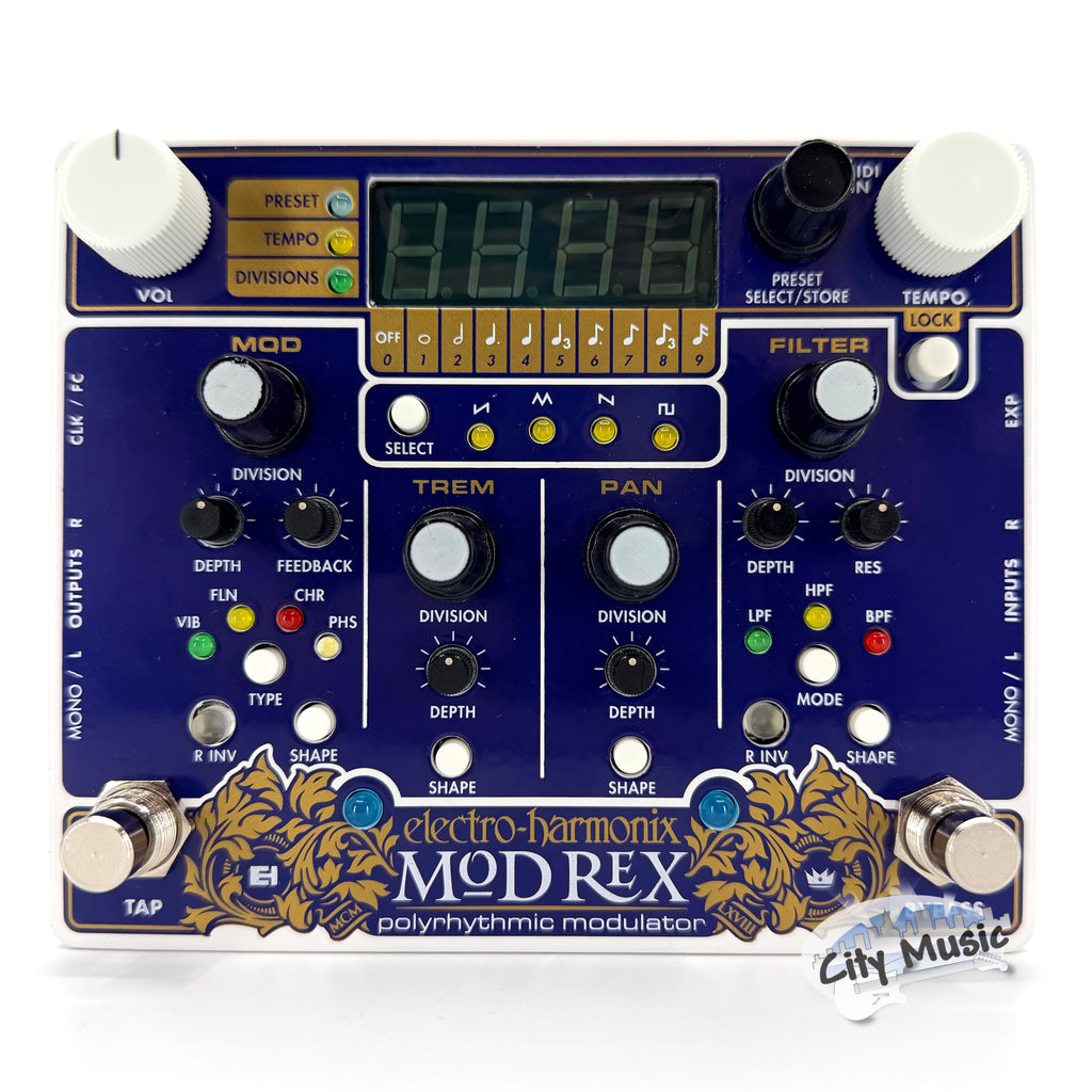 Used Electro-Harmonix EHX Mod Rex Polyrhythmic Modulator Pedal! Modrex ♪