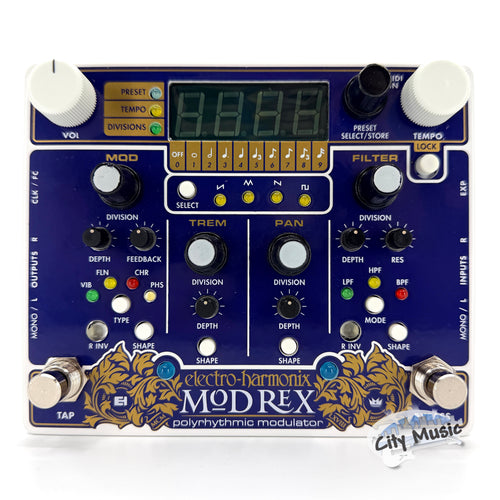 Used Electro-Harmonix EHX Mod Rex Polyrhythmic Modulator Pedal! Modrex ♪
