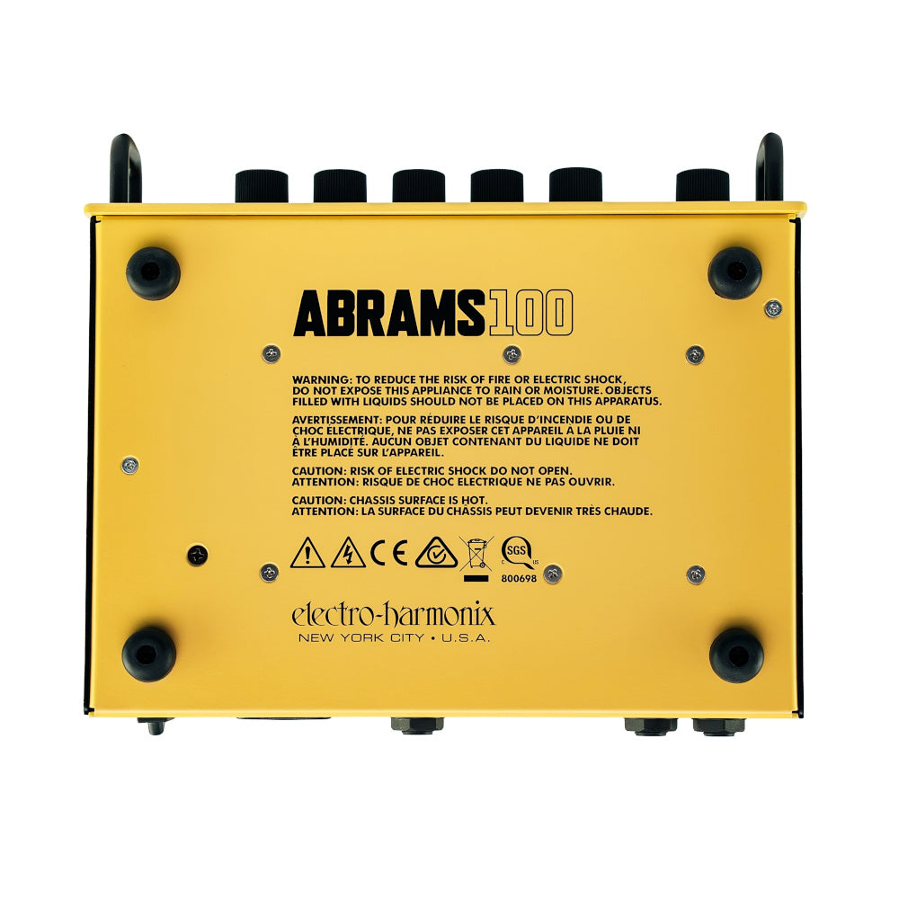 Electro-Harmonix ABRAMS100 amp head — side view