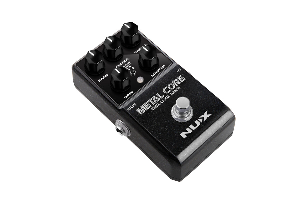 NUX Metal Core Deluxe MKII pedal side input output jacks