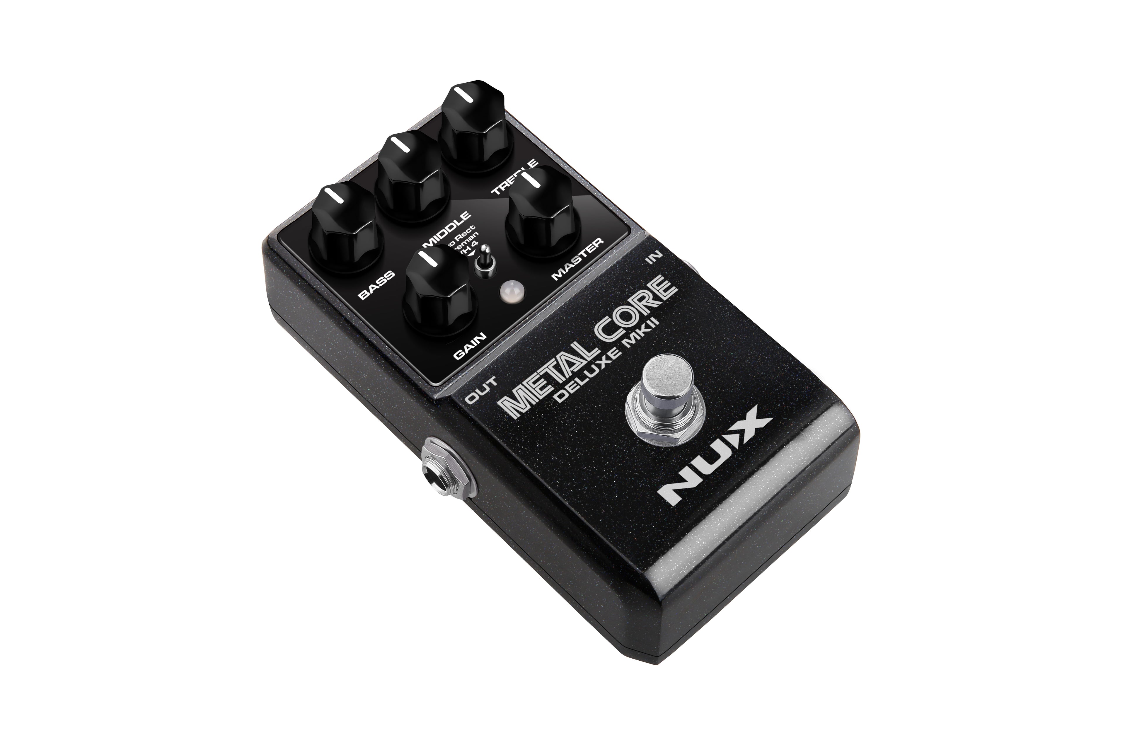 NUX Metal Core Deluxe MKII pedal side input output jacks