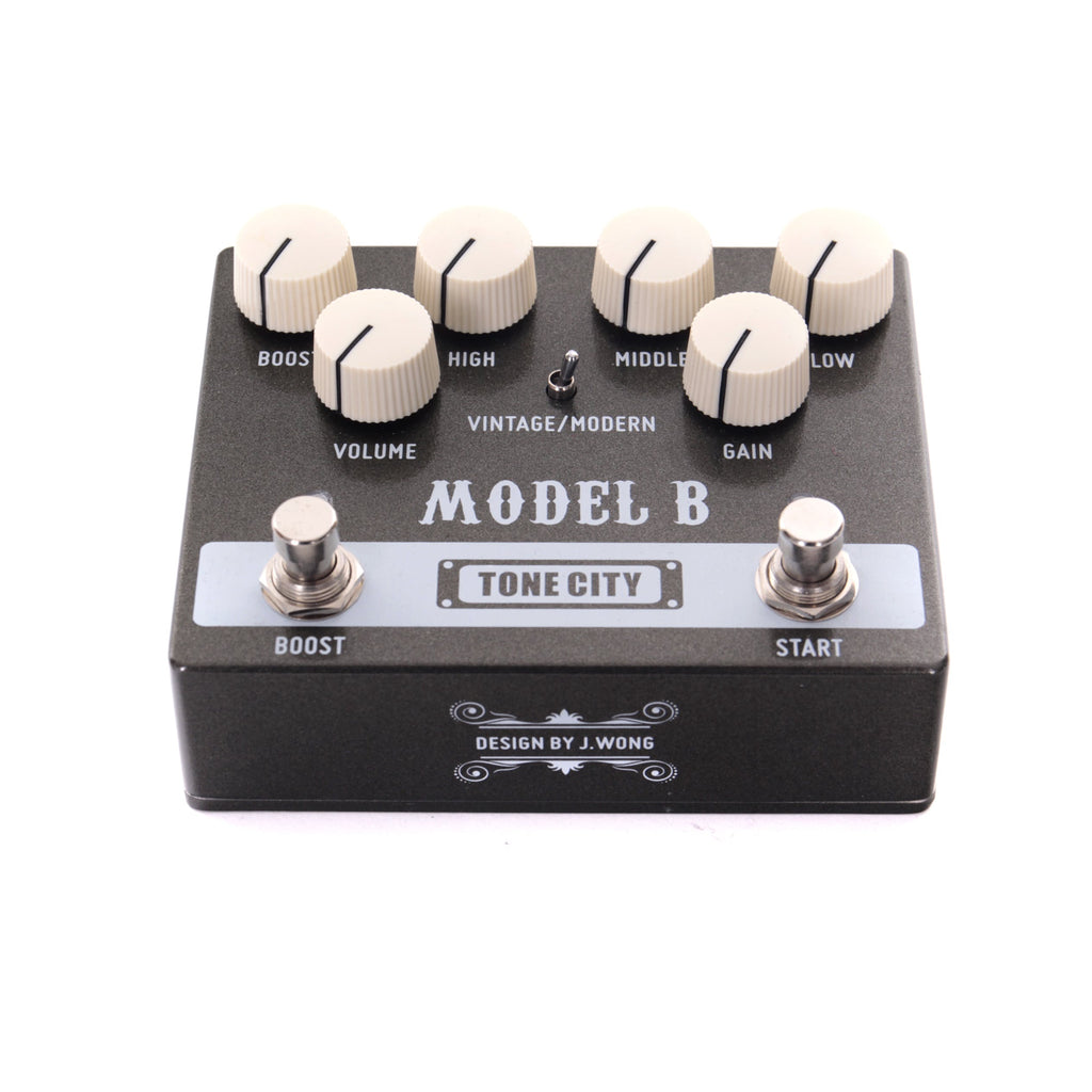 Tone City Model B distortion pedal — rear input/output jacks