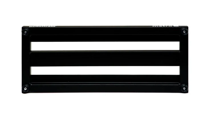 Pedaltrain Metro 20 black three-rail pedalboard top view
