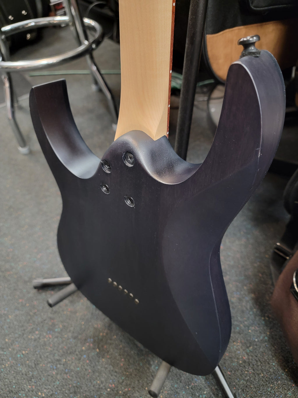Ibanez RGR431PB electric guitar - back of neck and Wizard III profile
