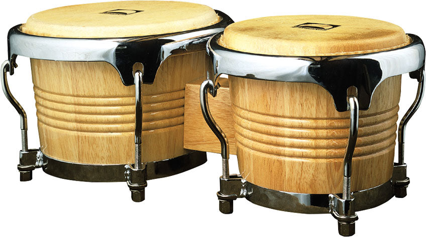 Rhythm Tech RT5200 bongos — full-size pair, side view