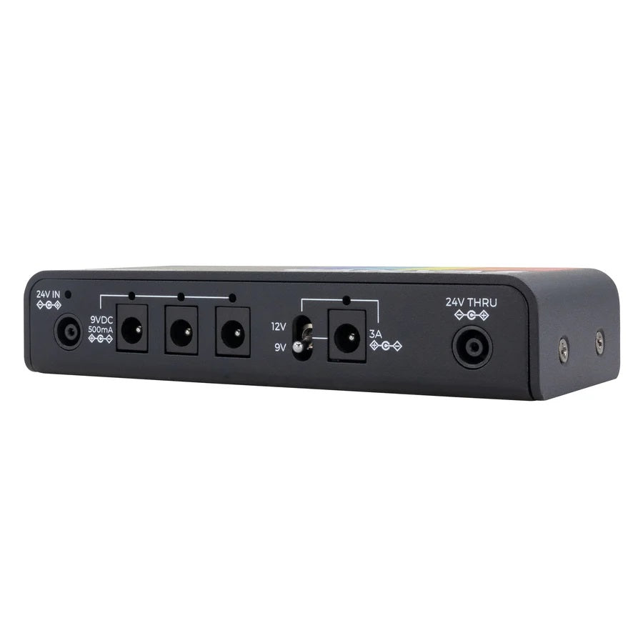 Walrus Audio Canvas Power HP LINK — mounted under modeler hybrid rig pedalboard