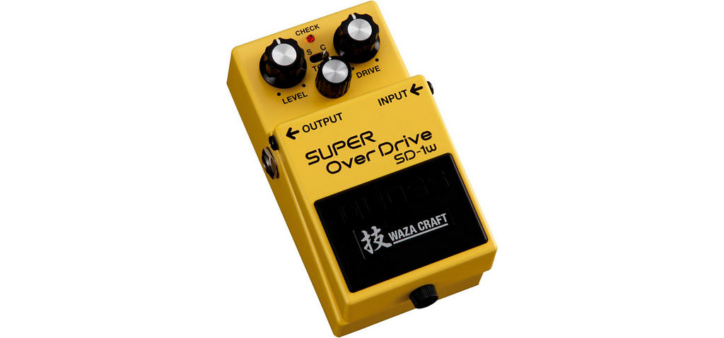 New Boss SD-1W Waza Craft Super Overdrive Guitar Effects Pedal
