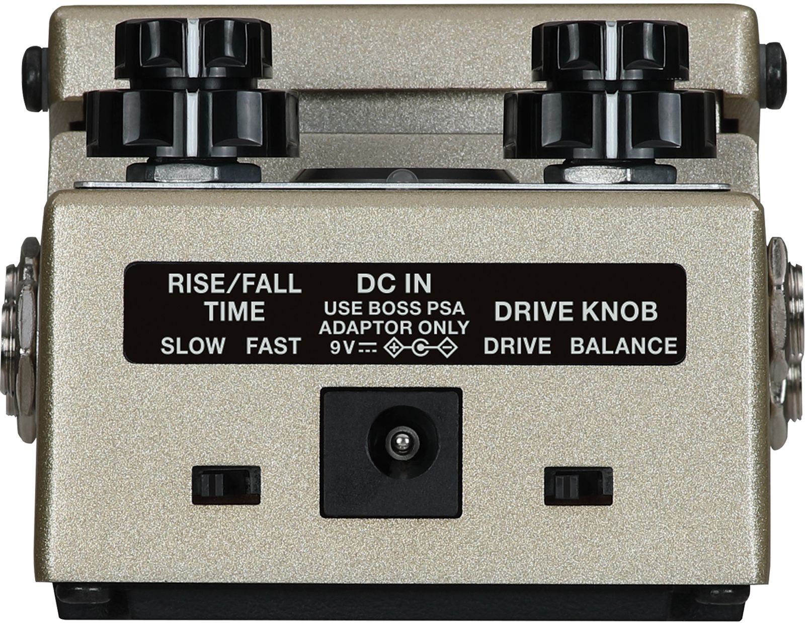 Boss RT-2 Rotary Ensemble pedal — input and output jacks