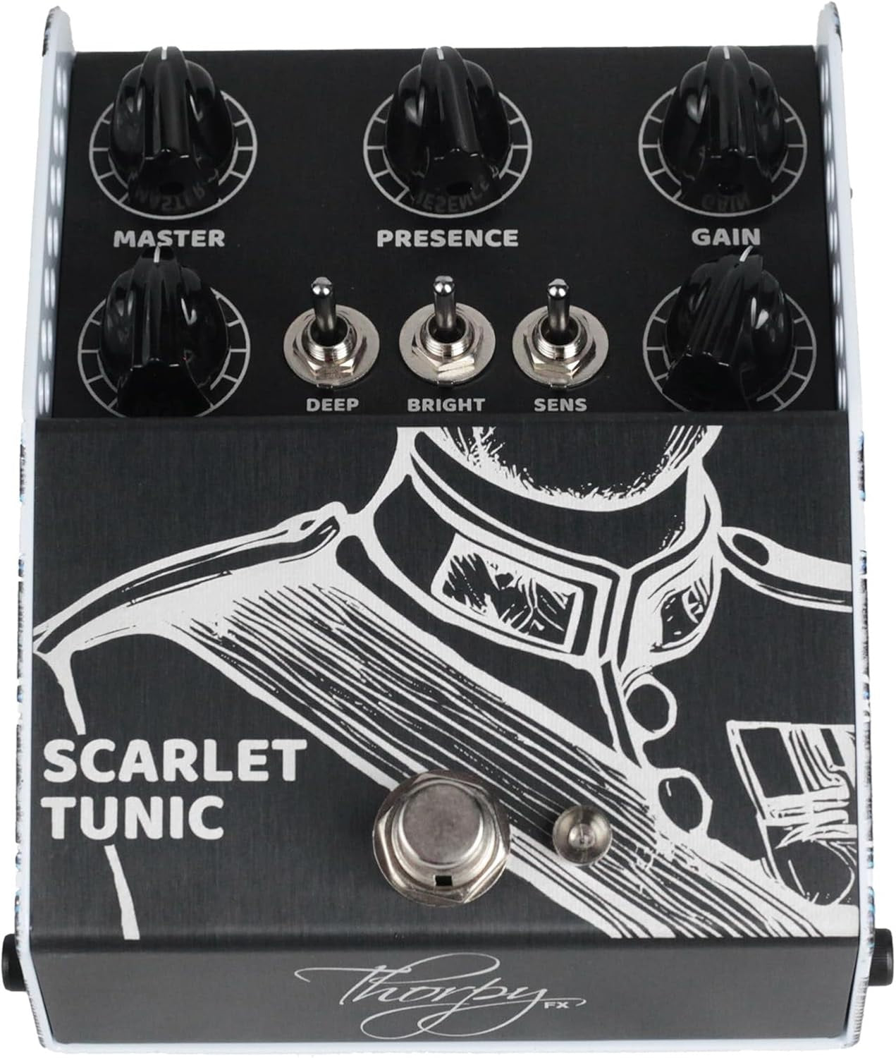 New ThorpyFX Scarlet Tunic Analog Amp Emulator Guitar Effects Pedal