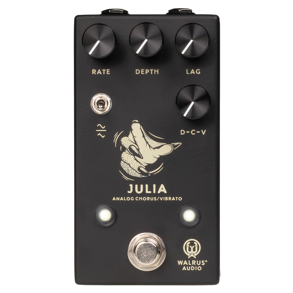 Used Walrus Audio Julia V2 Analog Chorus & Vibrato Black Guitar Effects Pedal
