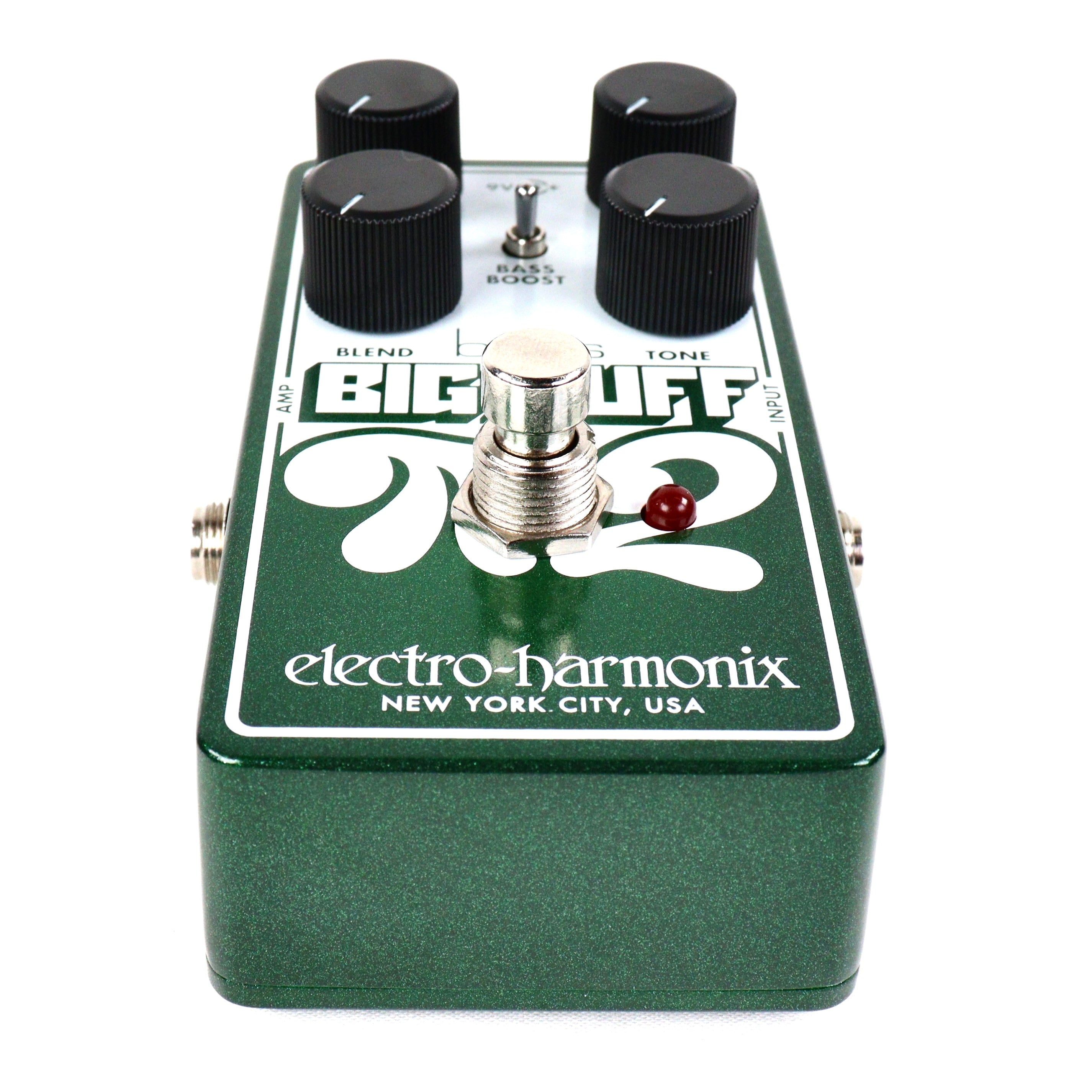 Used Electro-Harmonix EHX Bass Big Muff Pi 2 Dual Op-Amp Fuzz Guitar Effects Pedal