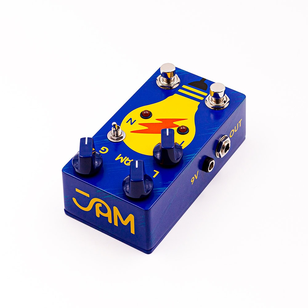 JAM Pedals TubeDreamer mk.2 overdrive pedal — knob and switch detail