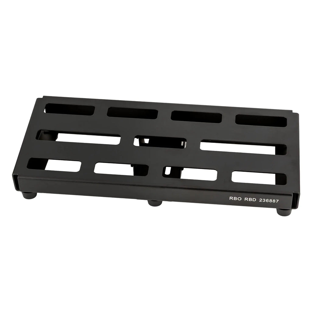 RockBoard DUO 2.0 pedalboard underside with cable routing slots