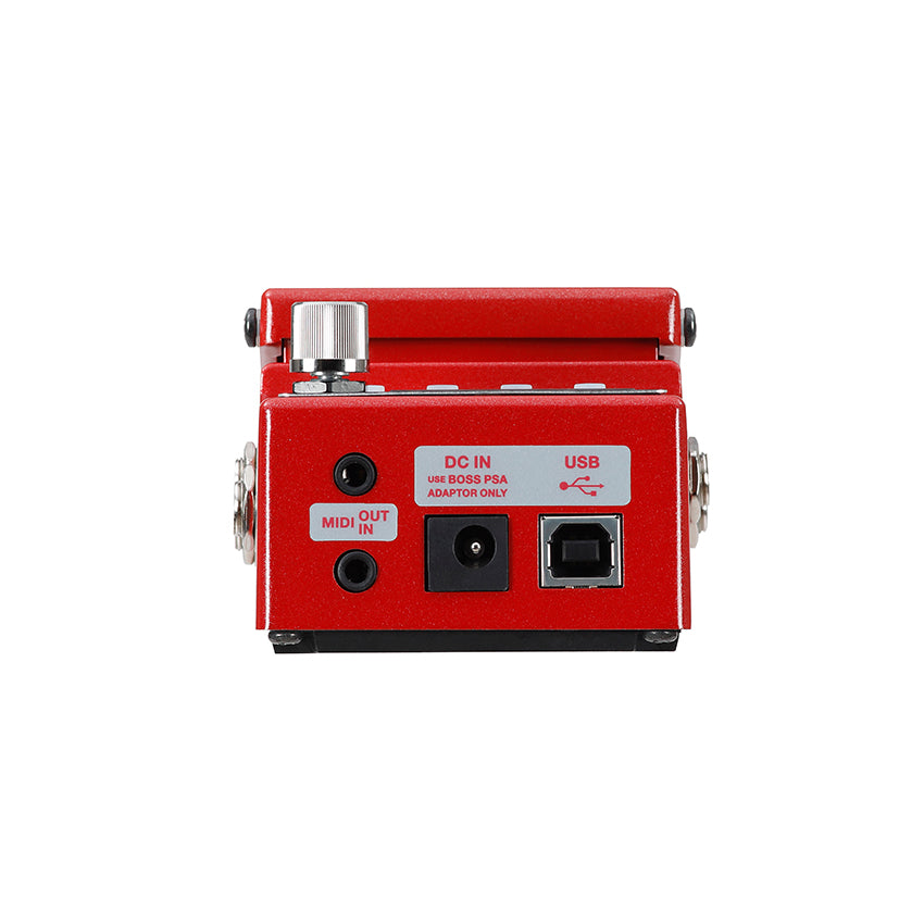 Used Boss RC-5 Loop Station looper pedal — rear jacks view