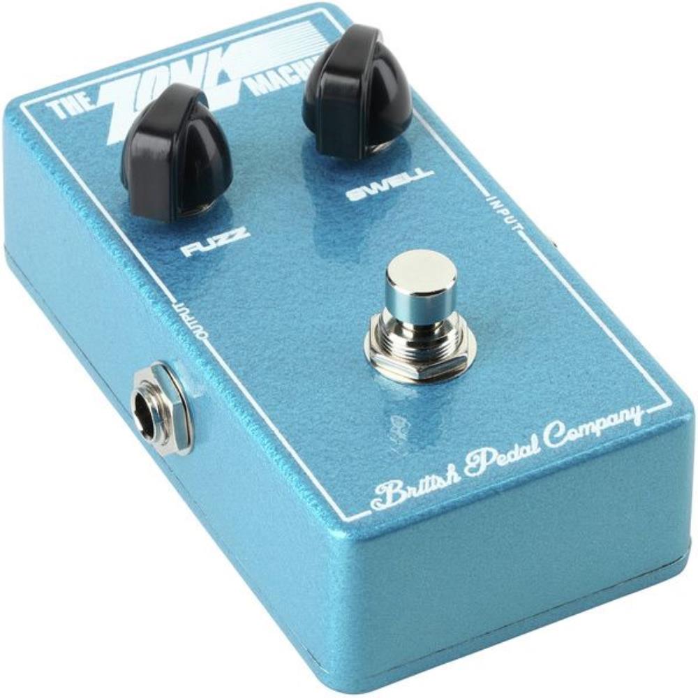 British Pedal Company Zonk Machine fuzz pedal — side profile view