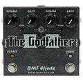 BMF Effects The Godfather II dual overdrive pedal in black sparkle, top view