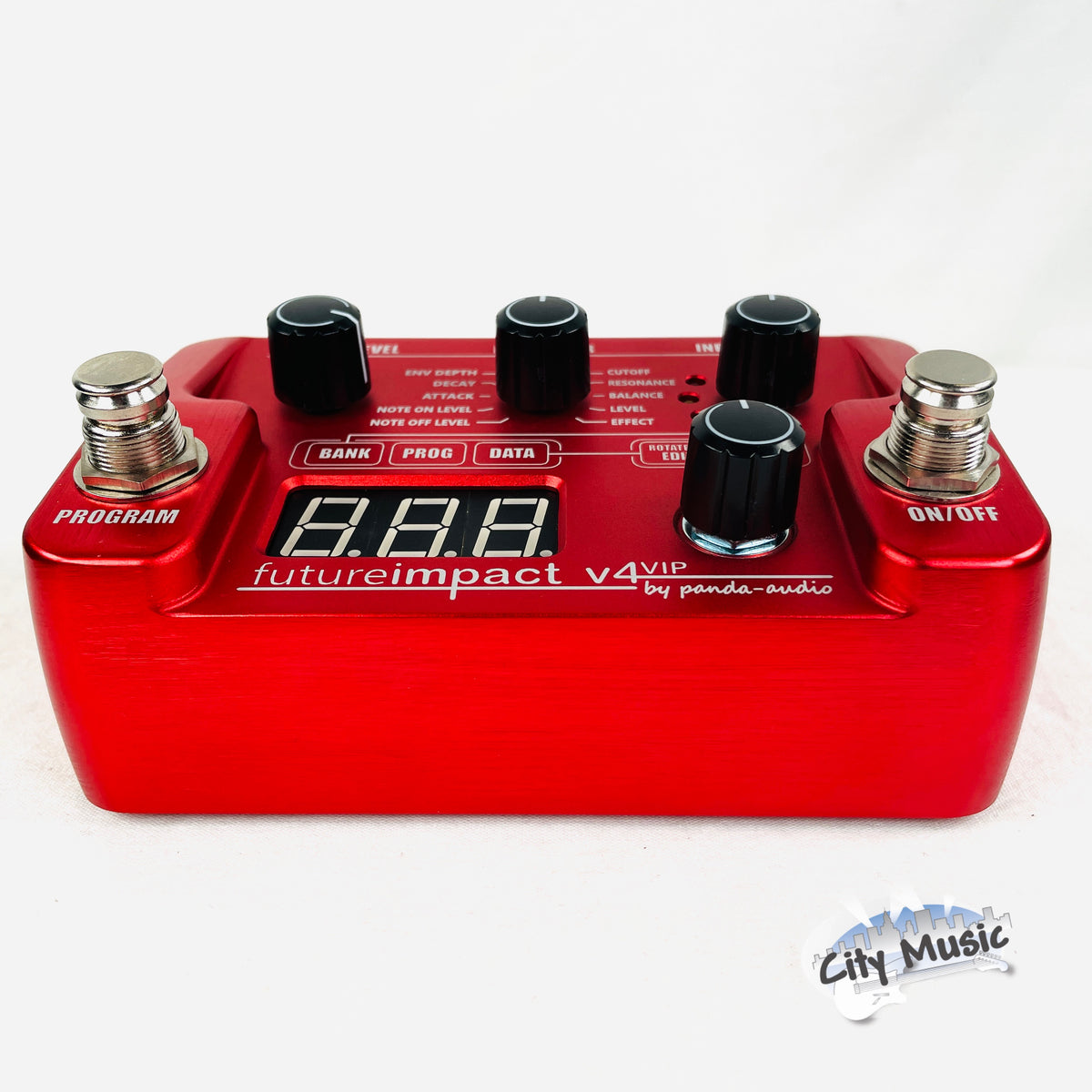 Used Panda Audio Future Impact V4 VIP Bass Guitar Synthesizer Effects Pedal