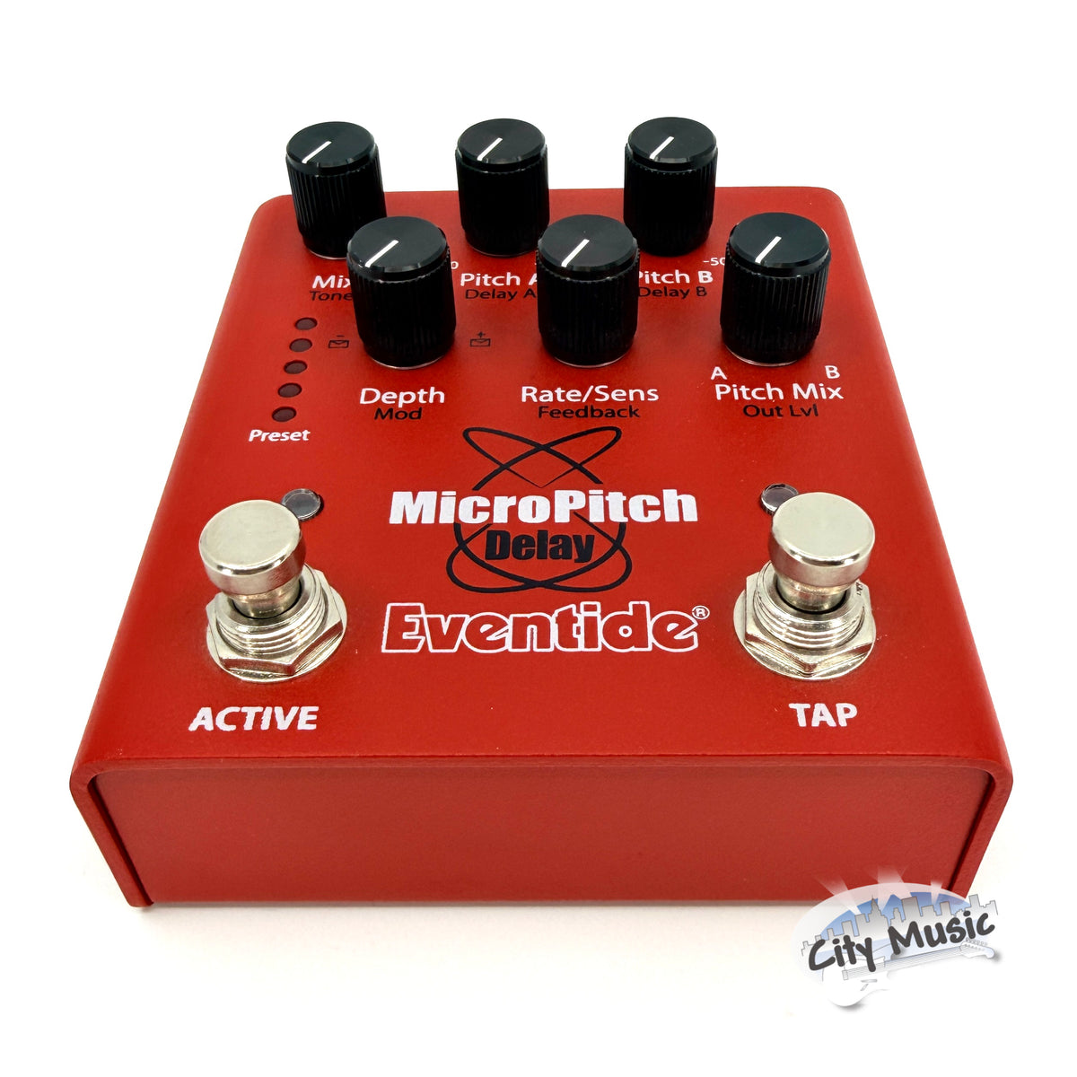 Used Eventide MicroPitch Delay Pitch Shifter Guitar Effects Pedal ♪