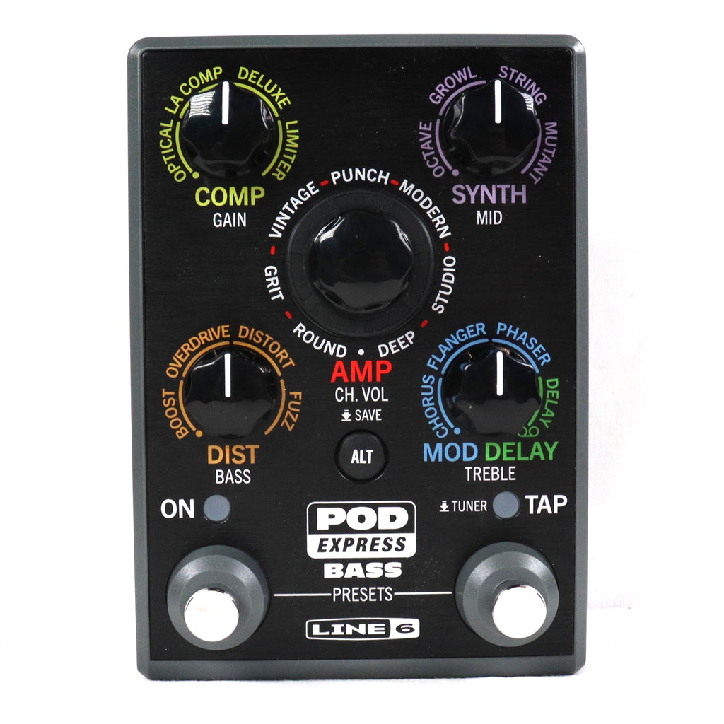 Used Line 6 POD Express Bass Portable Amp & Effects Processor Pedal