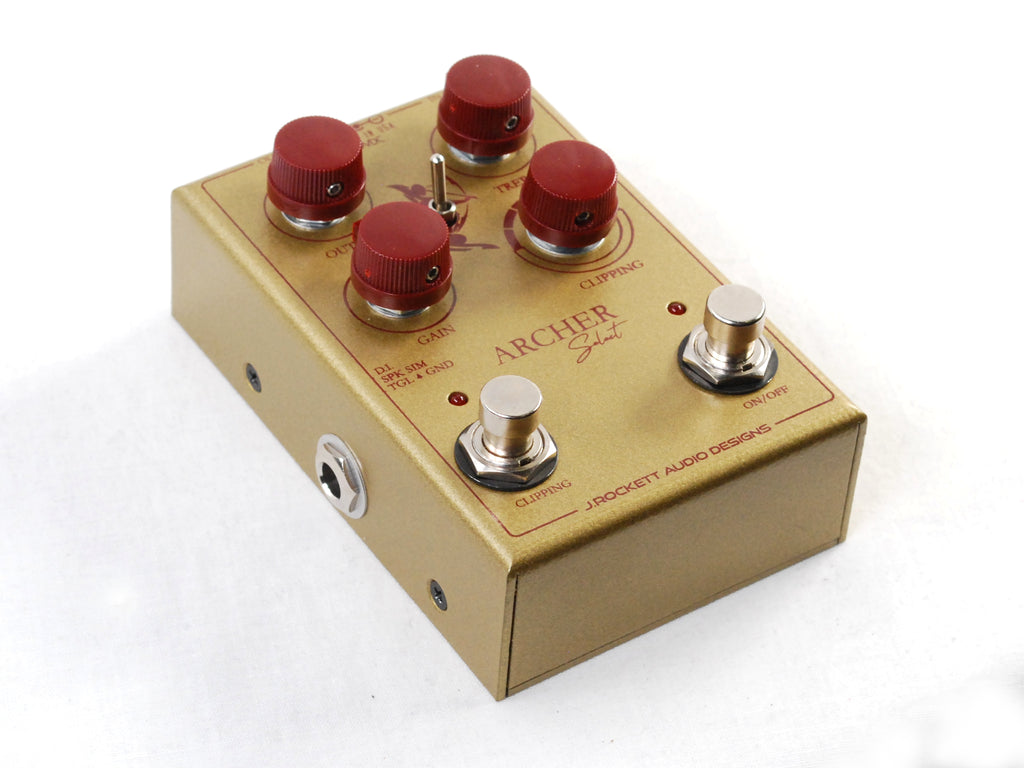 J. Rockett Archer Select pedal side input output jacks