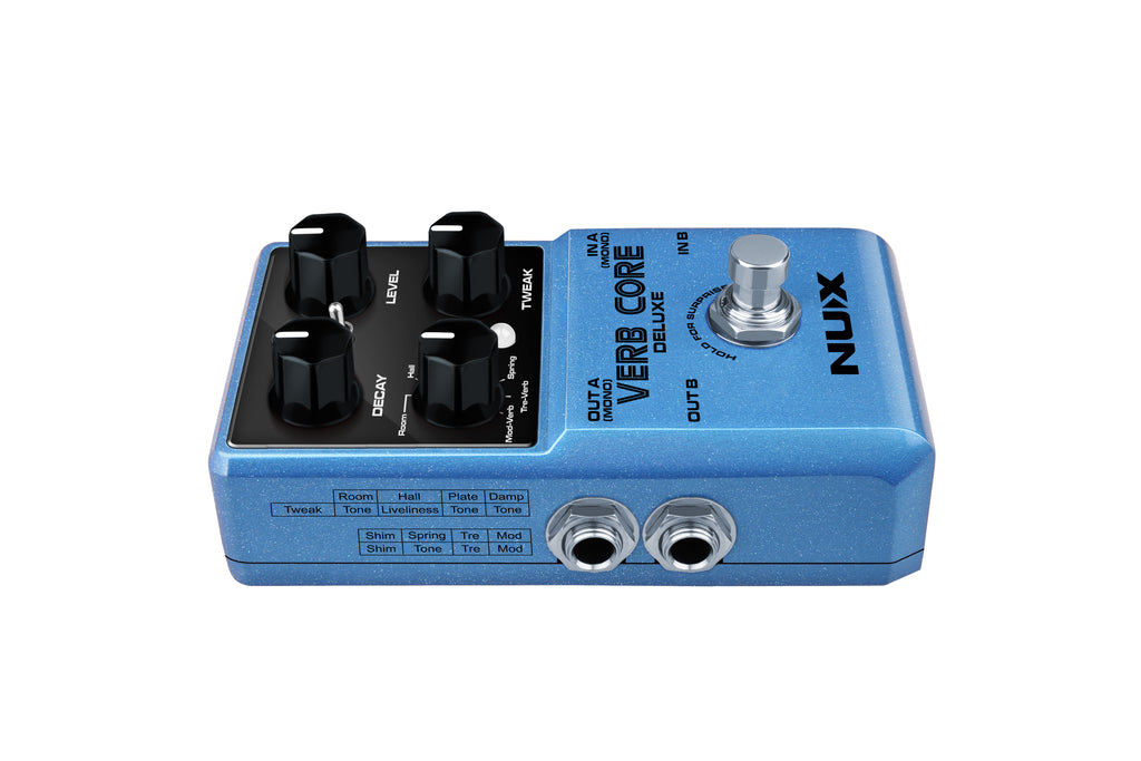 NUX Verb Core Deluxe reverb pedal — packaging view