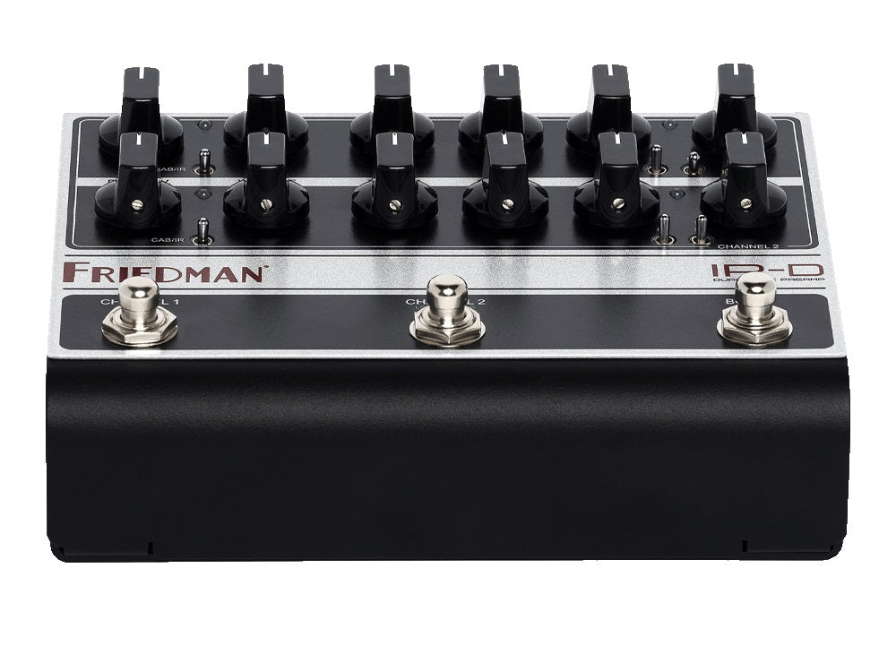 Friedman IR-D tube preamp pedal channel two controls