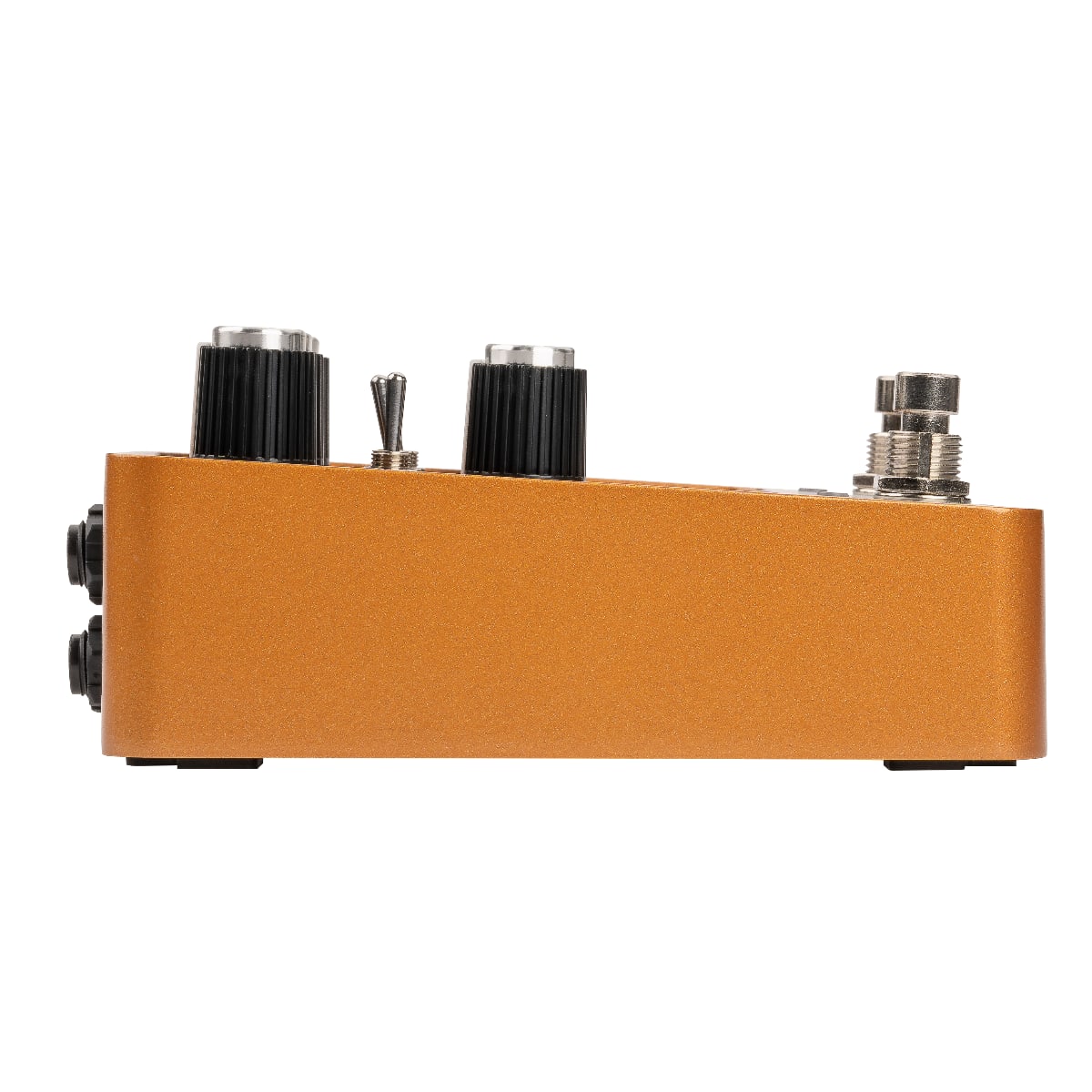 Universal Audio Woodrow 55 amp sim pedal — top jacks and rear panel
