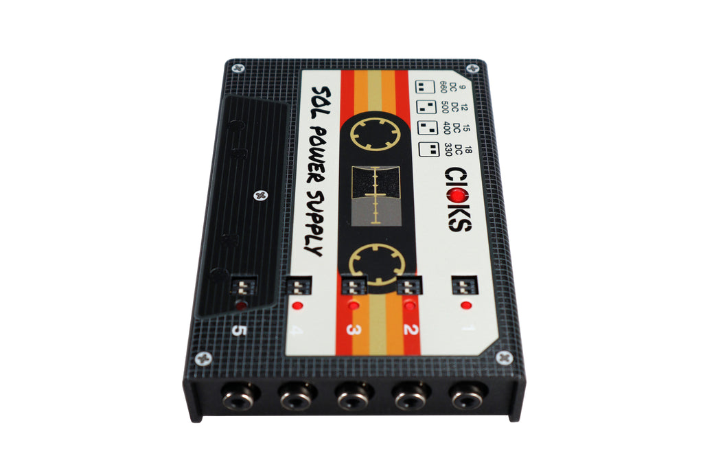 New CIOKS SOL Limited Edition Retro Series Cassette Guitar Pedal Power Supply