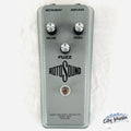 Rotosound RFB1 1967 reissue fuzz pedal — gray hammertone enclosure top view